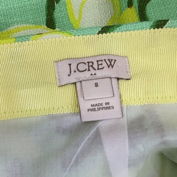 J. Crew Floral Mini Skirt NWOT - Picture 6 of 7